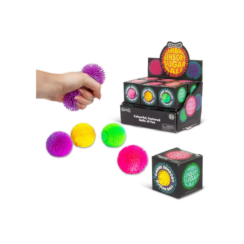 Scrunchems – Cukrowy Gniotek Sensoryczny Ombre z Frędzelkami
