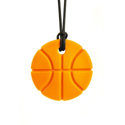 Gryzak piłka basketball/ gryzak twardy/ pomarańczowy