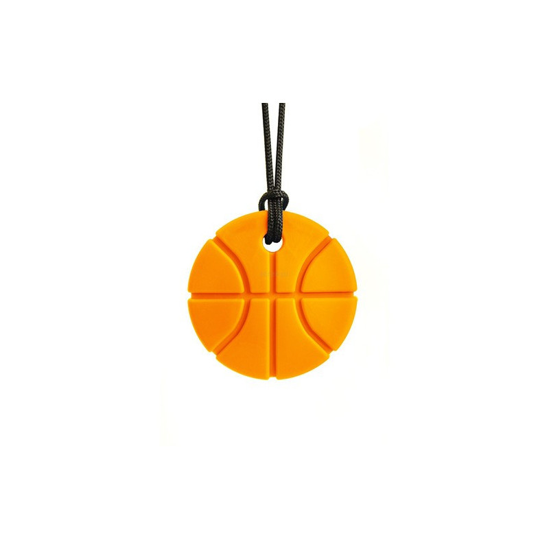 Gryzak piłka basketball/ gryzak twardy/ pomarańczowy