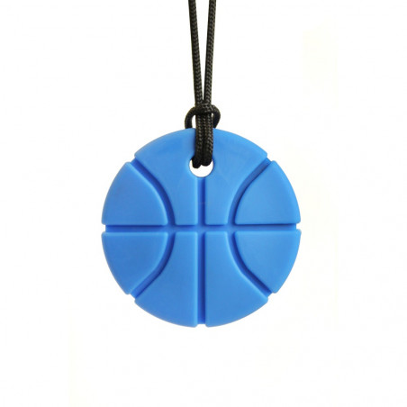 Gryzak piłka basketball/ gryzak twardy/ niebieski