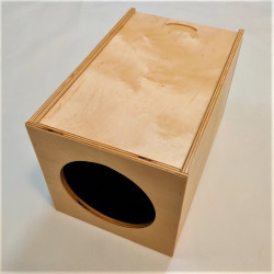 Skrzynka ZGADNIJ /drewniane pudełko POCZUJ I ODGADNIJ