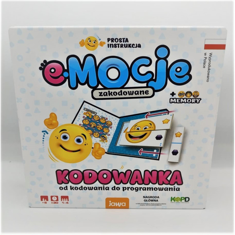 Emocje kodowanka emotki/ gra o emocjach/memory