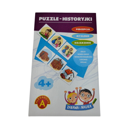 Puzzle - historyjki obrazkowe, myślenie przyczynowo- skutkowe