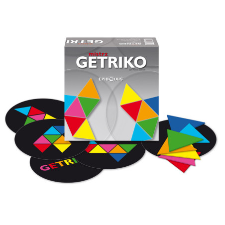 Mistrz getriko, klocki, drewniane trójkąty
