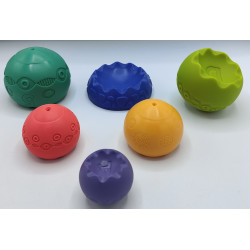 Miękka sensoryczna piramidka, zabawka edukacyjna