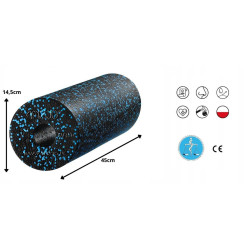 Wałek do masażu EPP 45 cm – twardy roller do rehabilitacji